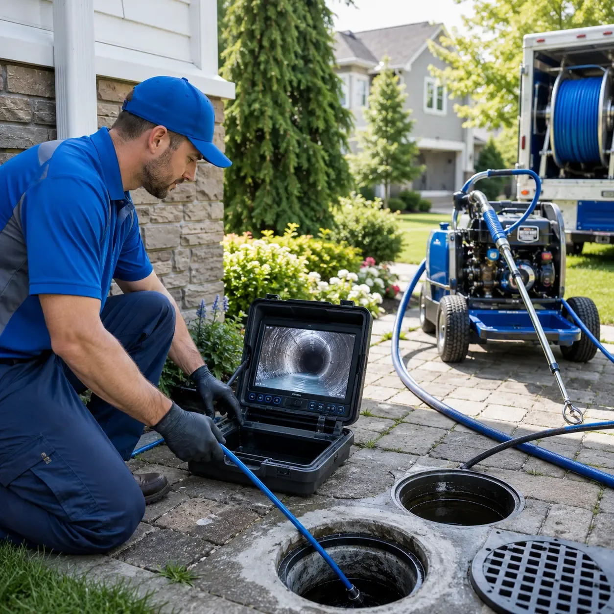 Outdoor drain cleaning professionals serving Penn, PA